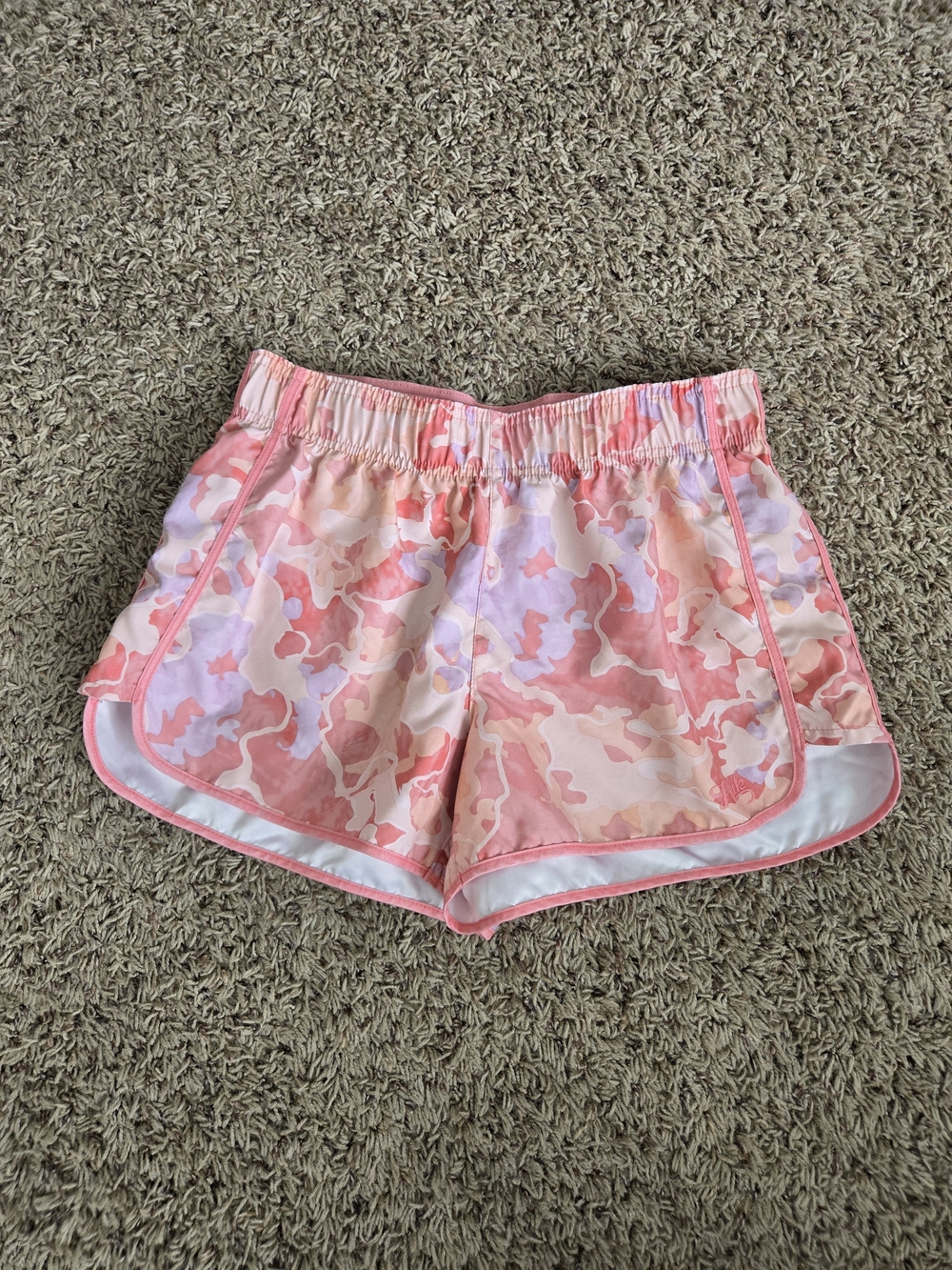 Huk Women's Pink Camouflage Athletic Shorts